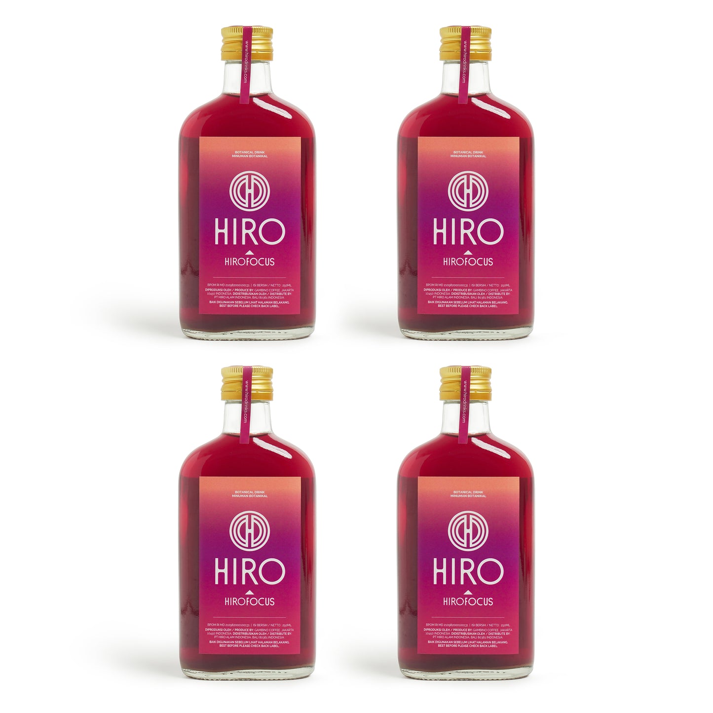HIROFOCUS 250ml (4 Bottle Pack)
